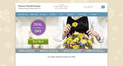Desktop Screenshot of flowerworldflorist.com